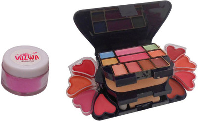 

Vozwa Pink Shimmer Powder with Makeup Kit(Set of 2)
