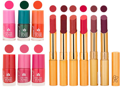 

Aroma Care Perfect Combo of Nail Polish and Rythm Lipstick Popular Shades in Wholesale Rate 2332017096(Set of 12)