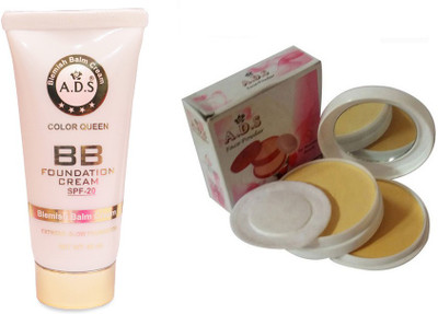 

ADS BB Cream (SPF-20) / Compact Powder(Set of 2)