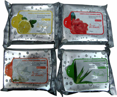 

In Touch Refreshing Face Tissues(Set of 4)
