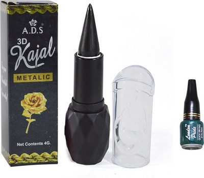 

ADS 3D kajal with Mini Green Eyeliner(Set of 2)