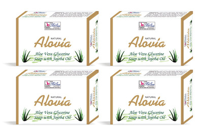 

Besure Aloe Vera Soap Pack of 4 with JoJoba oil(300 g, Pack of 4)