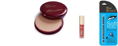 

Blue Heaven compact,kajal,sindoor(Set of 3)
