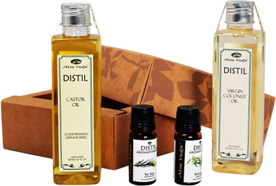 

Aloe Veda Distil Luxury Aromatherapy Home Blenders Collection - Hair & Scalp Care(Set of 4)