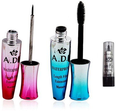 ADS Eyeliner / Mascara / Kajal(Set of 3)