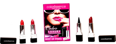 

Coloressence Luxury for Luscious Lips - Best of Pink(Set of 3)