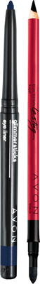 

Avon Extralasting Kajal Redesign 1.14g &Extralasting Eyeliner 2.5 ml(Set of 2)