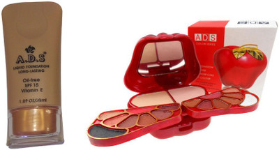 

ADS Liquid Foundation / 8010 Makeup Kit(Set of 2)
