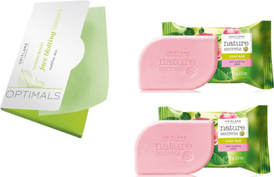 

Oriflame Sweden Blotting Tissue-Soaps Combo(Set of 3)