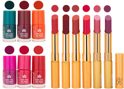 

Aroma Care Famous Combo of Nail Polish with Rythm Long Lasting Lipstick Sets 183201797(Set of 12)