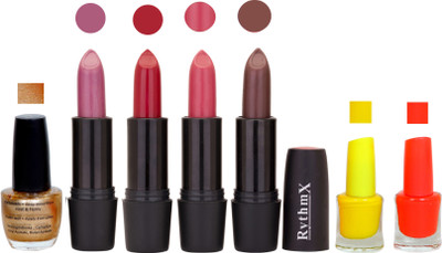

Rythmx GSR RYTH BLK LIPSTICKS AND NAIL POLISH IMPORTANT COMBO 083(Set of 7)