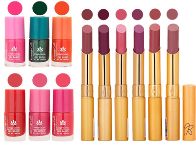 

Aroma Care Perfect Combo of Nail Polish and Rythm Lipstick Popular Shades in Wholesale Rate 2332017163(Set of 12)