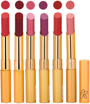 

Rythmx Imported Lipstick Combo of 6 Pcs for Ladies Women Girls 162201725(Multicolor,, 13.2 g)