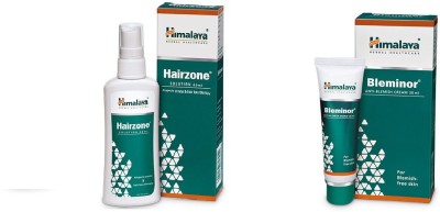 HIMALAYA Bleminor Anti-Blemish Cream 30 ml and hair zone solution 60 ml(2 Items in the set)