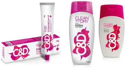 

Clean and Dry Combo Cream(Set of 3)