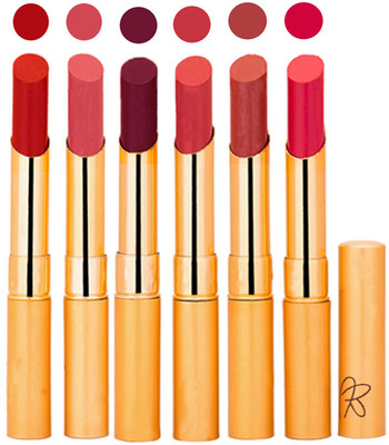 

Rythmx 6 Pcs Color Lipstick Makeup Creamy Matte Long Lasting Lip Colors 162201761(Multicolor,)