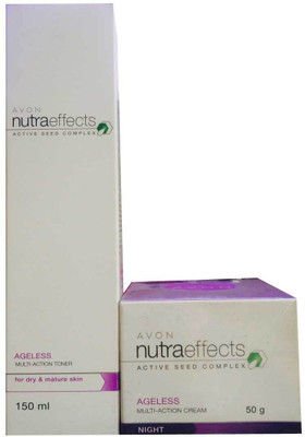 

Avon Nutra Effects Ageless Multi-Action Cream and Toner(Set of 2)