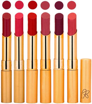 

Rythmx 6 Pcs Color Lipstick Makeup Creamy Matte Long Lasting Lip Colors 162201718(Multicolor,, 13.2 g)
