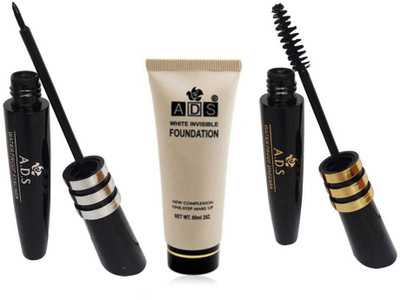

ADS Eyeliner, Mascara, Foundation(Set of 3)