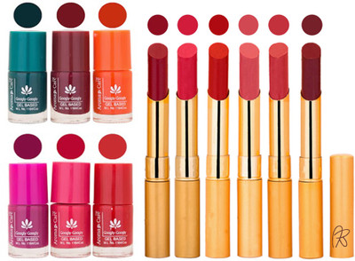 

Aroma Care Famous Combo of Nail Polish with Rythm Long Lasting Lipstick Sets 183201701(Set of 12)