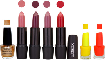 

Rythmx GSR RYTH BLK LIPSTICKS AND NAIL POLISH IMPORTANT COMBO 065(Set of 7)
