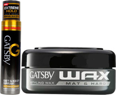 

Gatsby Mat & Hard ,Extreme Hold Hair Spray(Set of 2)