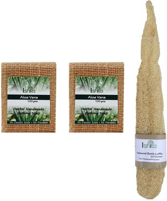 

Ishita International Soaps and Loofah(Set of 3)