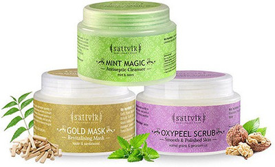 

Sattvik Instant Glow Combo Plus(Set of 3)