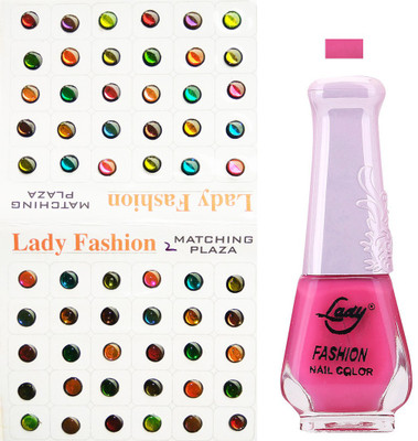 

Lady Fashion Nail Polish And Bindi 0803201703(Set of 2)