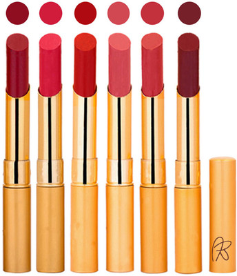 

Rythmx 6 Pcs Color Lipstick Makeup Creamy Matte Long Lasting Lip Colors 162201701(Multicolor,, 13.2 g)