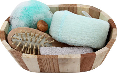 

Styler Blue & Brown Bath & Spa Set(Set of 1)