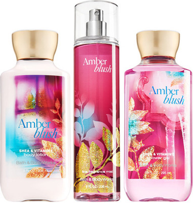 

Bath & Body Works Amber Blush(Set of 3)