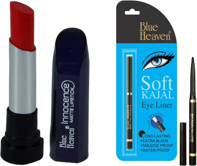 

Blue Heaven Lipstick Kajal(Set of 2)