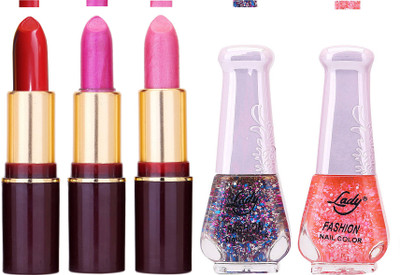 

Lady Fashion Bridal Make Up Combo 2203201706(Set of 5)