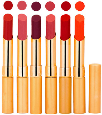 

Rythmx 6 Pcs Color Lipstick Makeup Creamy Matte Long Lasting Lip Colors 162201762(Multicolor,)