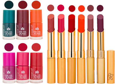 

Aroma Care Famous Combo of Nail Polish with Rythm Long Lasting Lipstick Sets 183201846(Set of 12)