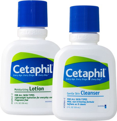 

Cetaphil Moisturizing Lotion And Gentle Skin Cleanser(Set of 2)