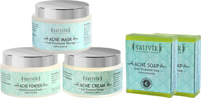 

Sattvik Total Acne Care Combo(Set of 5)