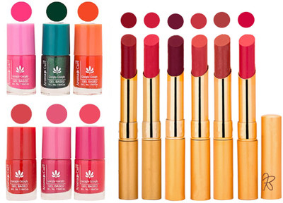 

Aroma Care Perfect Combo of Nail Polish and Rythm Lipstick Popular Shades in Wholesale Rate 2332017025(Set of 12)