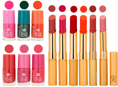 

Aroma Care Perfect Combo of Nail Polish and Rythm Lipstick Popular Shades in Wholesale Rate 2332017148(Set of 12)