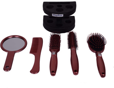 

Styler Bohua Professional Pink Hair Brush Set(Set of)