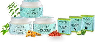 

Sattvik Total Acne Care Combo Plus(Set of 5)
