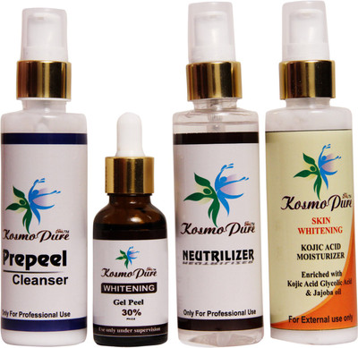 

kosmopure SKIN WHITENING PEEL 30 % (SET OF 4) HOME USE KIT.(Set of 4)
