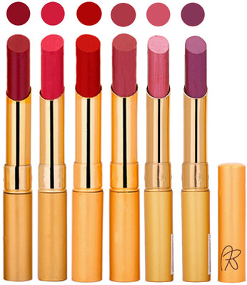 

Rythmx 6 Pcs Color Lipstick Makeup Creamy Matte Long Lasting Lip Colors 162201722(Multicolor,)