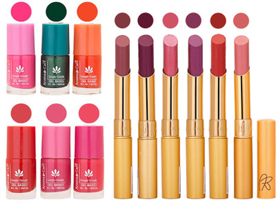 

Aroma Care Perfect Combo of Nail Polish and Rythm Lipstick Popular Shades in Wholesale Rate 2332017162(Set of 12)