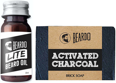 

Beardo Lite Oil 35 ml and Activated Charcoal Soap 125 gm(Set of 2)