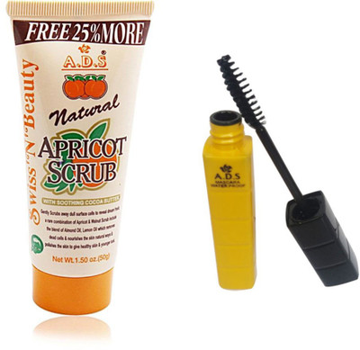 

ADS Scrub (50gm) With 1596 Mascara(Set of 2)
