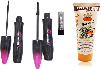 Flipkart - ADS Eyeliner / Mascara / 50 gm Scrub / Kajal(Set of 4)