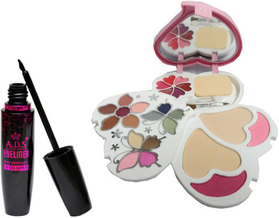 

ADS 1625 Eyeliner, 3956 Makeup Kit(Set of 2)