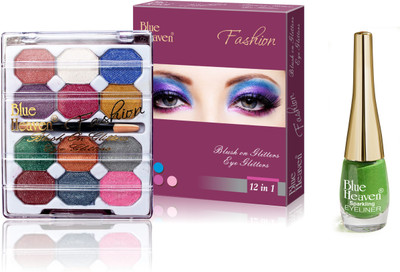 

Blue Heaven 2x1 Fashion Eye Shadow & Sparkeling Eyeliner 07 Combo.(Set of 2)